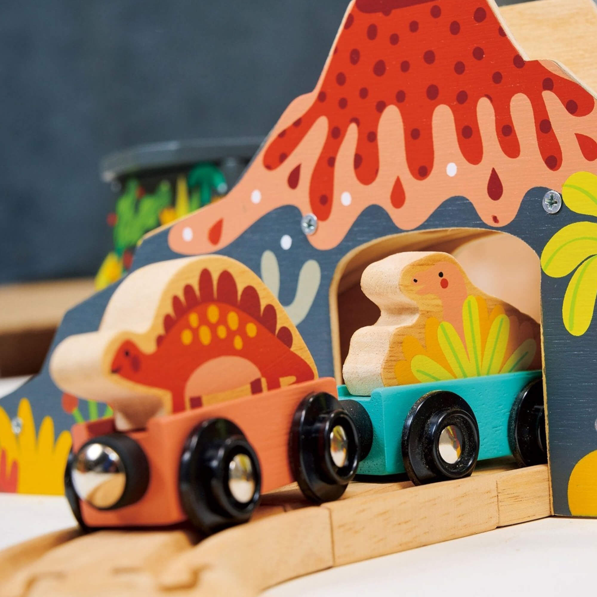 Lost World Dinosaur Railway Set