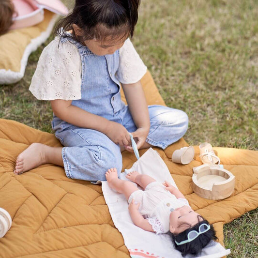 Wooden Doll Care Set